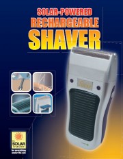 Solar Powered Electric Shaver